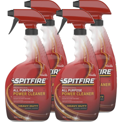 Diversey Spitfire Power Cleaner: Heavy Duty Fresh Scent - 32 fl oz - Red Spray Bottle - Multipurpose Cleaners