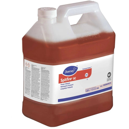 Diversey Spitfire SC Power Cleaner - Fresh Pine Scent - 192 fl oz - 2/Carton - Multipurpose Cleaners