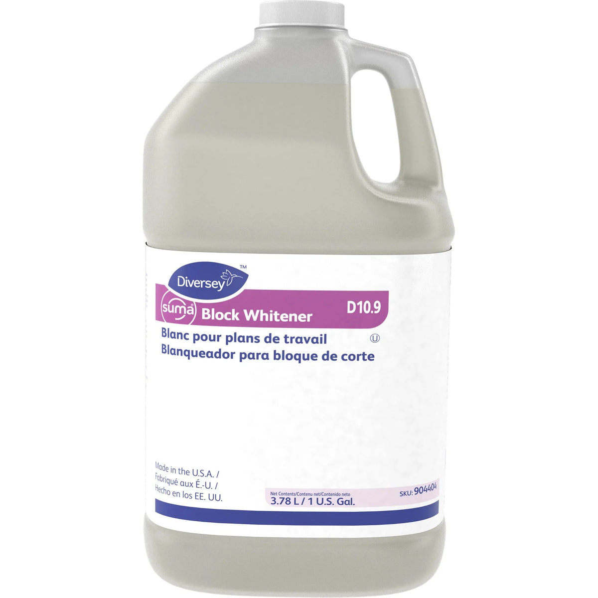 Diversey Suma Block Whitener: Ready-To-Use 128 fl oz - Chlorine Scent - Specialty Cleaners