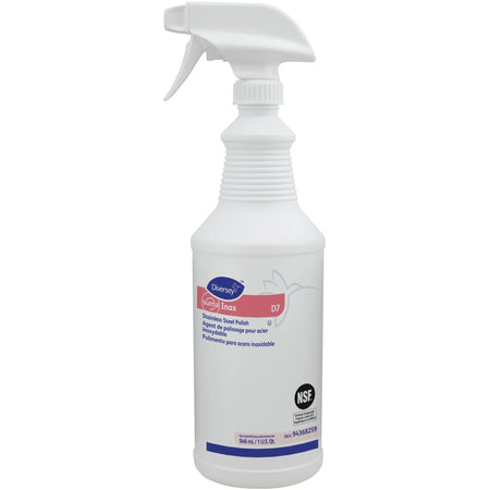Diversey Suma Inox Stainless Steel Polish - 32 fl oz - Hydrocarbon Scent - Specialty Cleaners