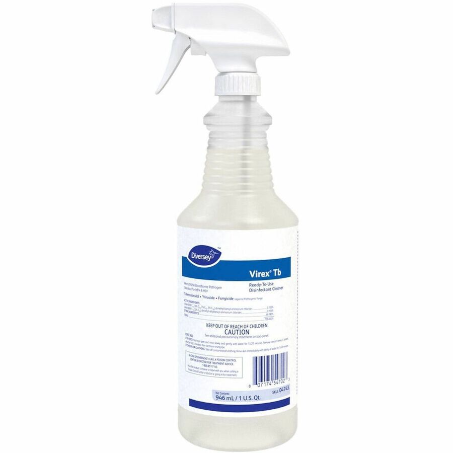 Diversey Virex Tb RTU Disinfectant Cleaner - Front