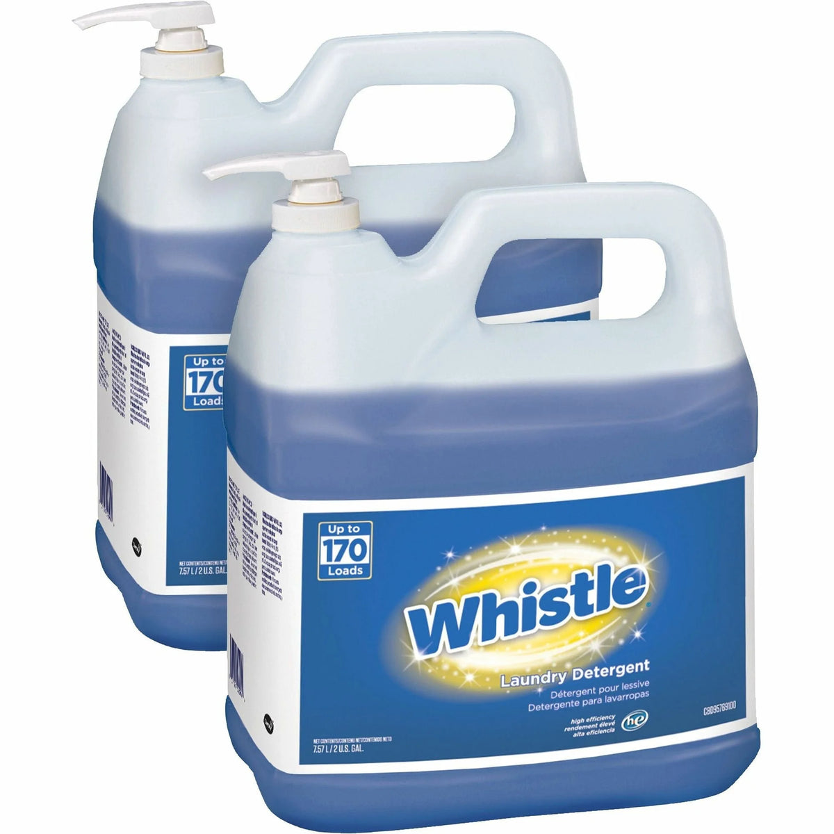Diversey Whistle Laundry Detergent: Concentrated Floral Scent 256 fl oz - 2/Carton - Cleaning & Supplies