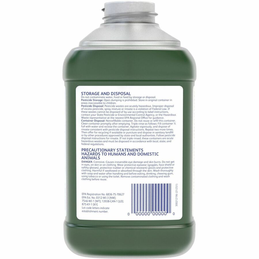 Diversey Wide Range II Disinfectant Cleaner - Rear