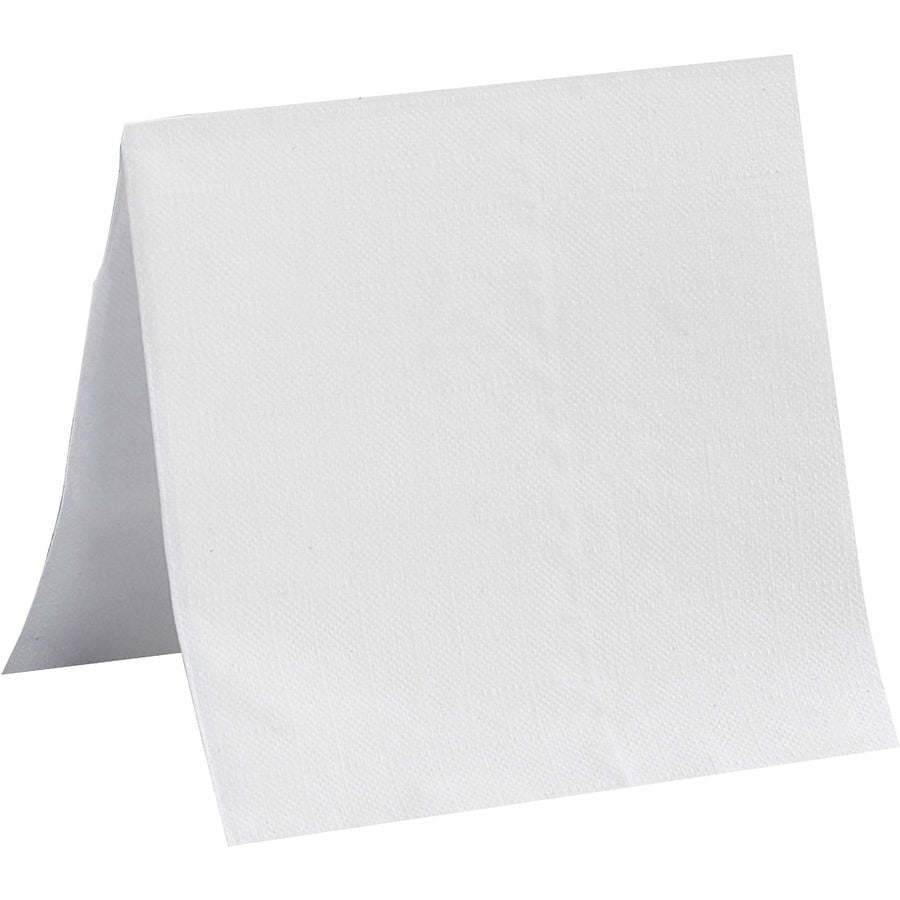 Dixie 1/4-Fold Beverage Napkin - 1 Ply - 9.50’’ Width x Length - White - Paper - 500/Pack - 8 / Carton - Napkins