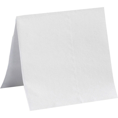 Dixie 1/4-Fold Beverage Napkin - 1 Ply - 9.50’’ Width x Length - White - Paper - 500/Pack - 8 / Carton - Napkins