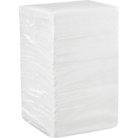 Dixie 1/4-Fold Beverage Napkin - 1 Ply - 9.50’’ Width x Length - White - Paper - 500/Pack - 8 / Carton - Napkins