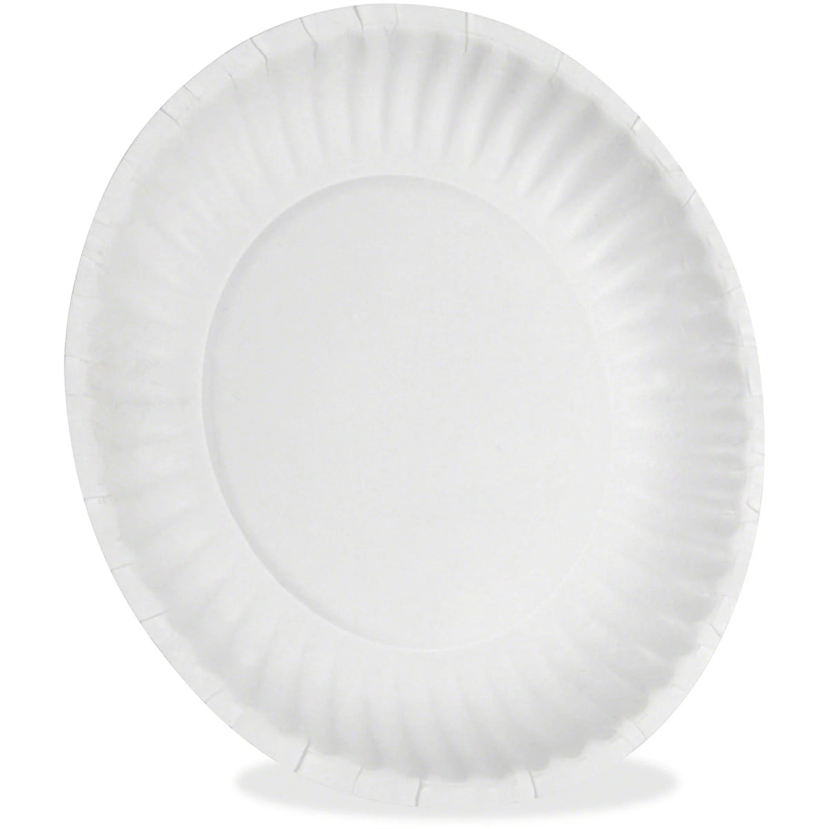Dixie 6’’ Uncoated Paper Plates by GP Pro - Diameter - White - 500/Pack - 2 / Carton