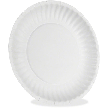 Dixie 6’’ Uncoated Paper Plates by GP Pro - Diameter - White - 500/Pack - 2 / Carton
