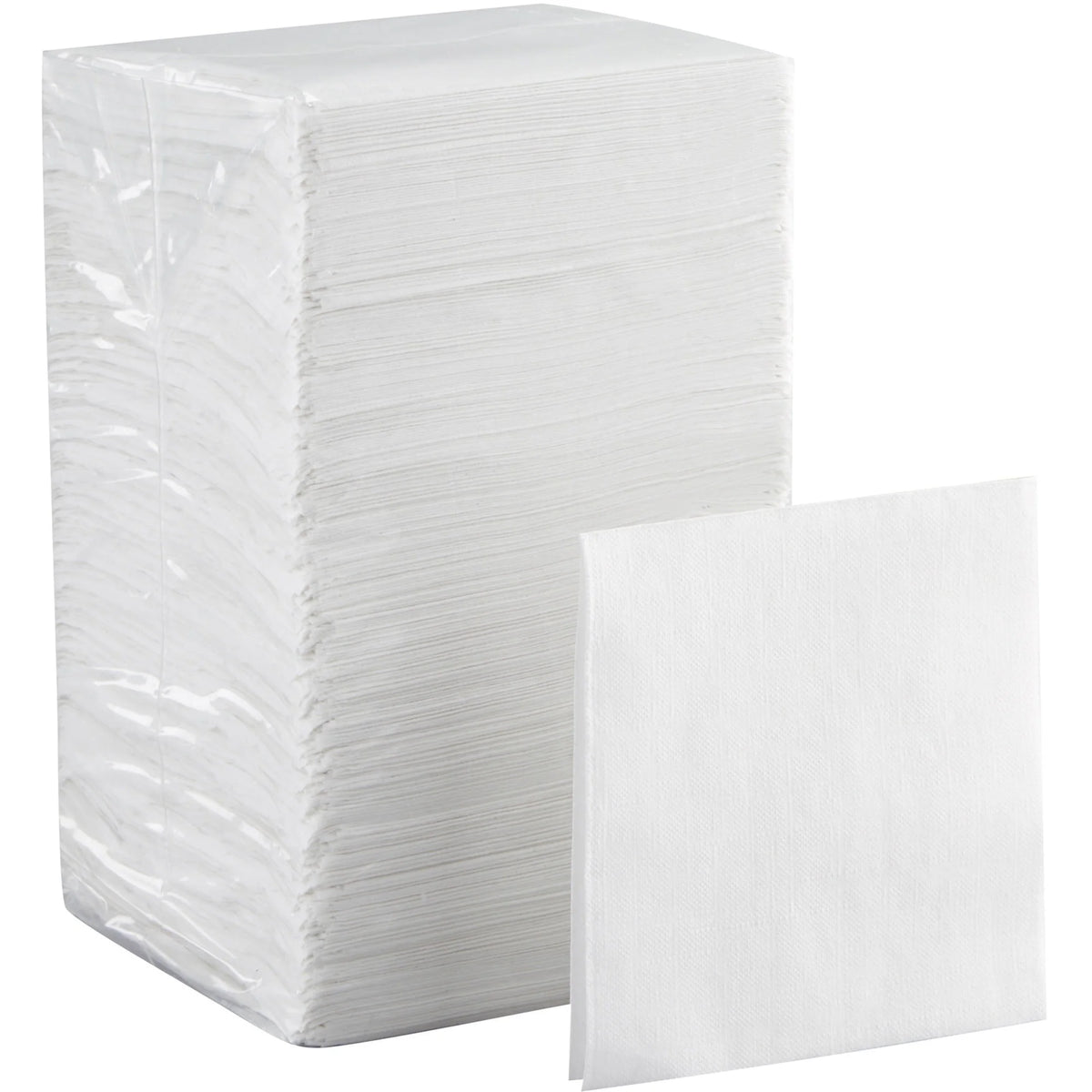 Dixie Beverage Napkin: 1/4-Fold 1 Ply 9.50’’ x White - 500/Pack - Napkins