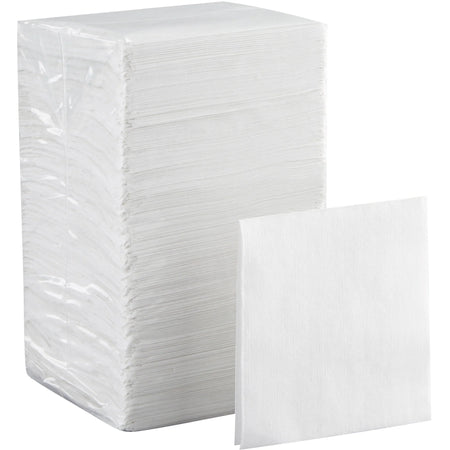 Dixie Beverage Napkin: 1/4-Fold 1 Ply 9.50’’ x White - 500/Pack - Napkins