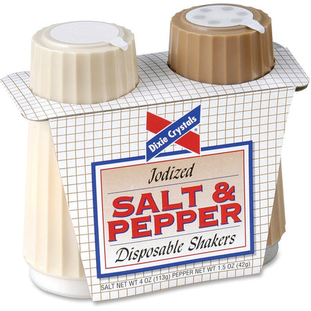 Dixie Crystals Salt & Pepper Shakers Set - 2 / Pack - Condiments