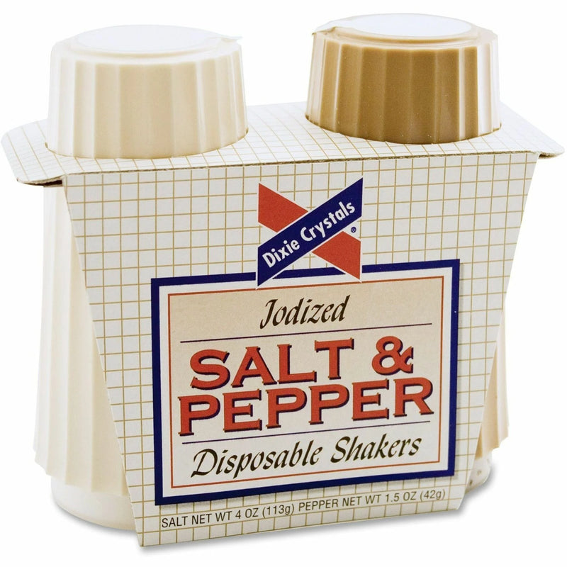 Dixie Crystals Salt & Pepper Shakers Set - 2 / Pack - Condiments