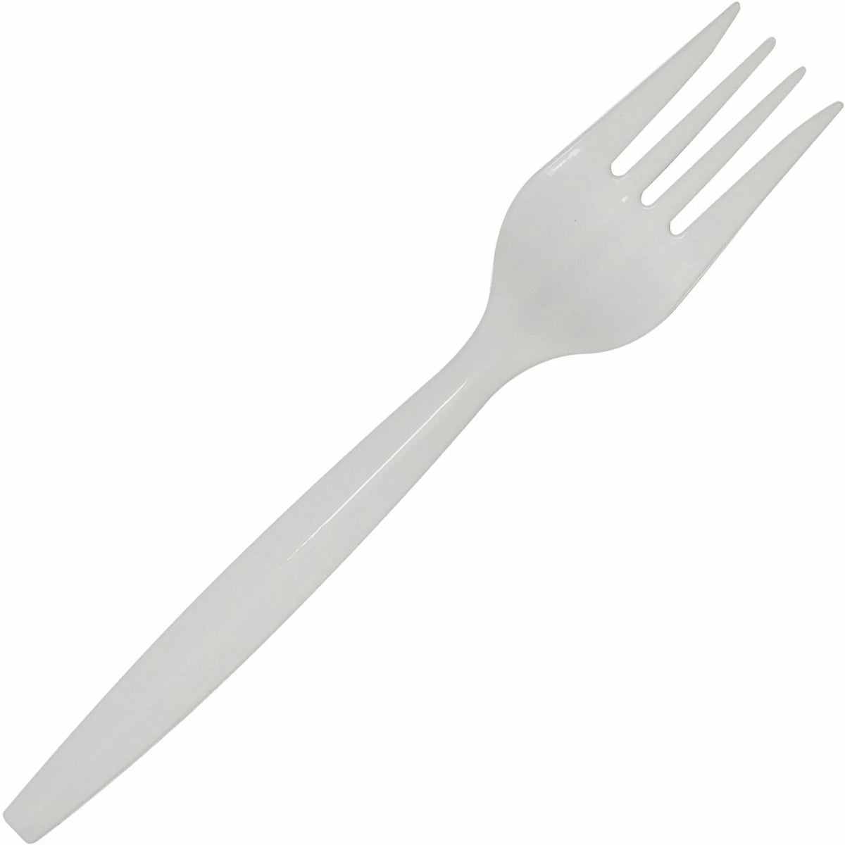 Dixie Fork: Disposable White Forks - 40/Pack 24/Carton - Cutlery