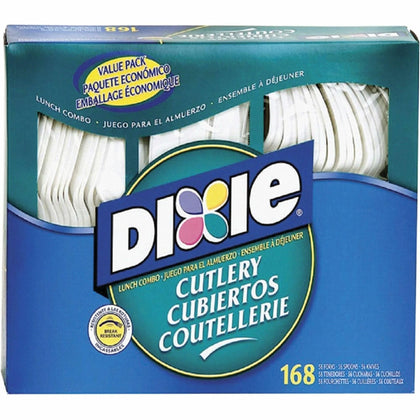 Dixie Heavyweight Cutlery Set - 168-Piece Combo Box