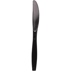 Dixie Heavyweight Disposable Knives: Black 1000/Carton - Cutlery