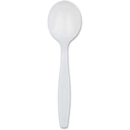 Dixie Heavyweight Disposable Soup Spoons by GP Pro - 1 Piece(s) - Spoon - x - White - 1000 / Carton - Cutlery