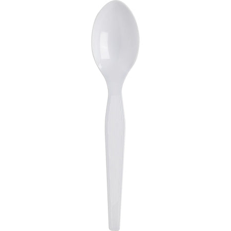 Dixie Heavyweight Disposable Teaspoons: White 1000/Carton - Cutlery
