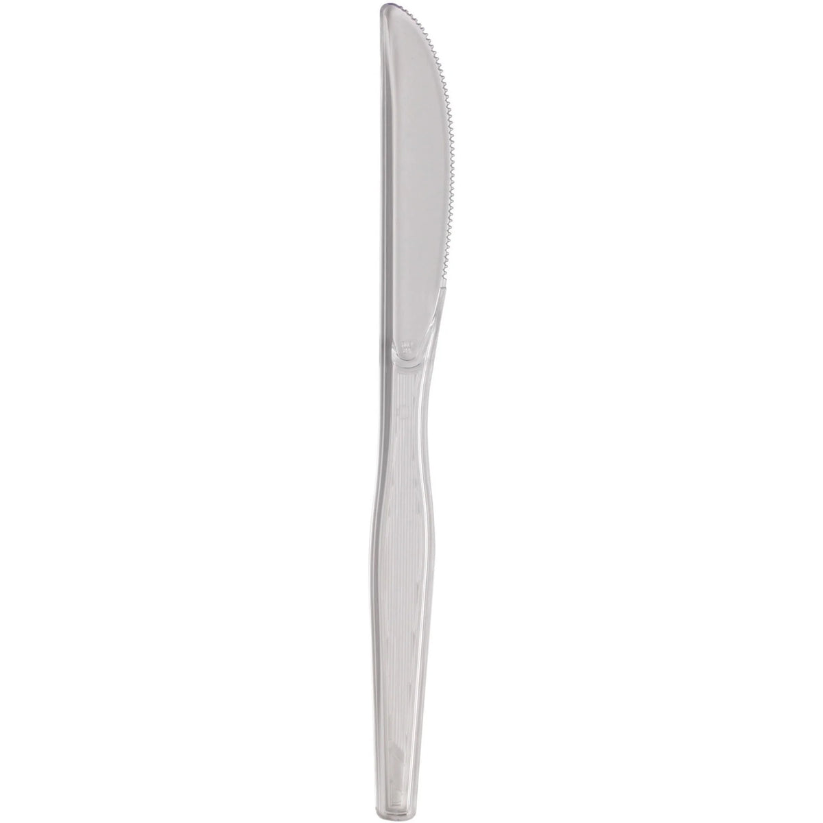 Dixie Heavyweight Plastic Cutlery Knife - Breakroom Disposable Clear