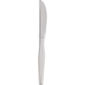 Dixie Heavyweight Plastic Cutlery Knife - Breakroom Disposable Clear