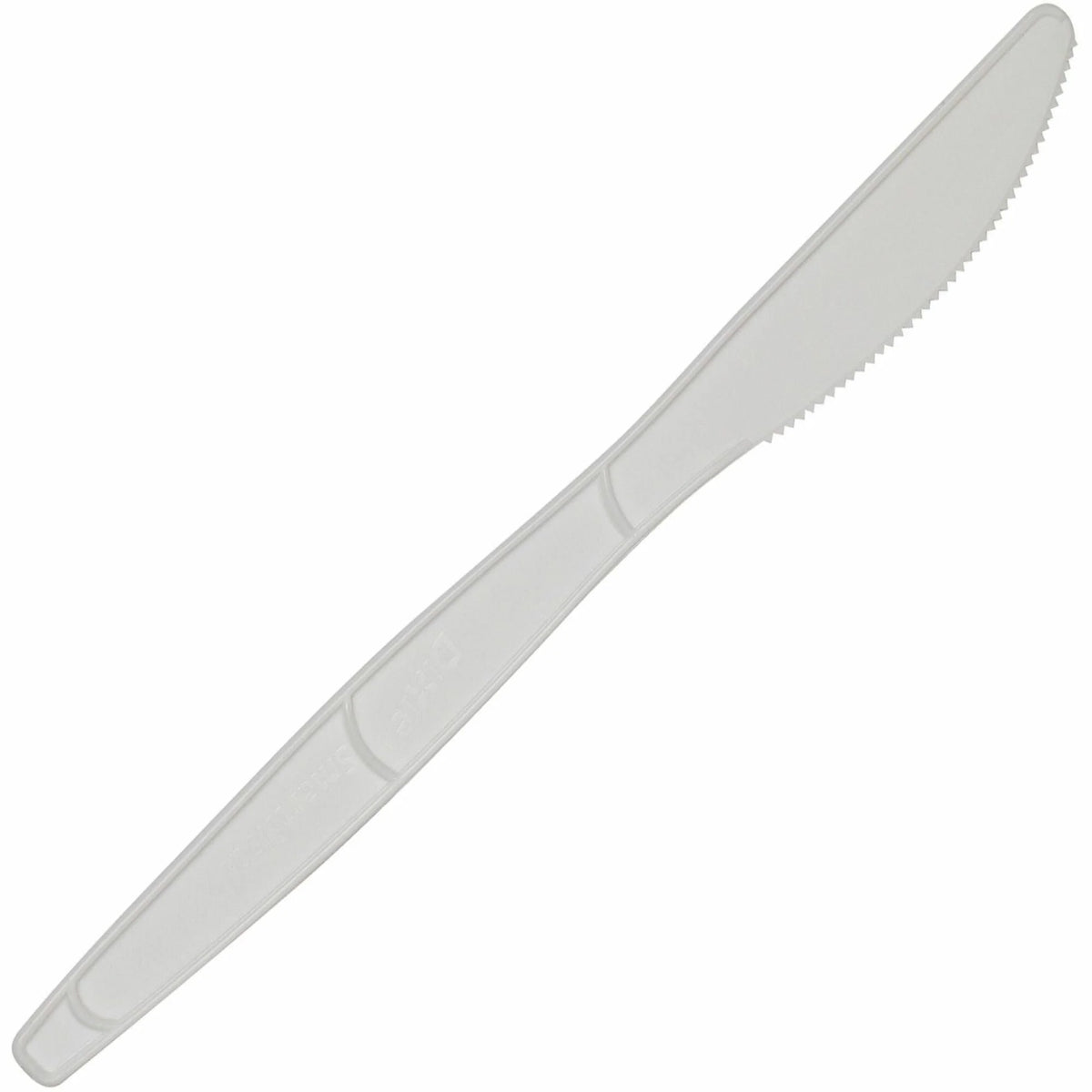 Dixie Knife - 1 x - Disposable - White - 40/Pack - 24 / Carton - Cutlery