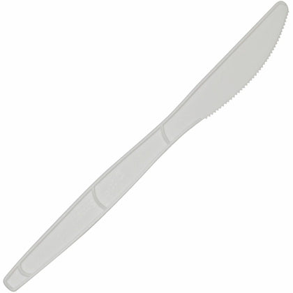 Dixie Knife: Disposable White Knives - 40/Pack - 24/Carton - Cutlery