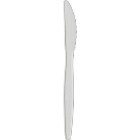 Dixie Medium-weight Disposable Knives - White - 1000 - Cutlery