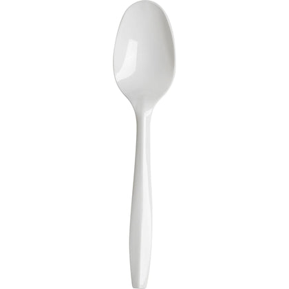Dixie Medium-weight Disposable Teaspoons - 1000 Spoons White - Cutlery