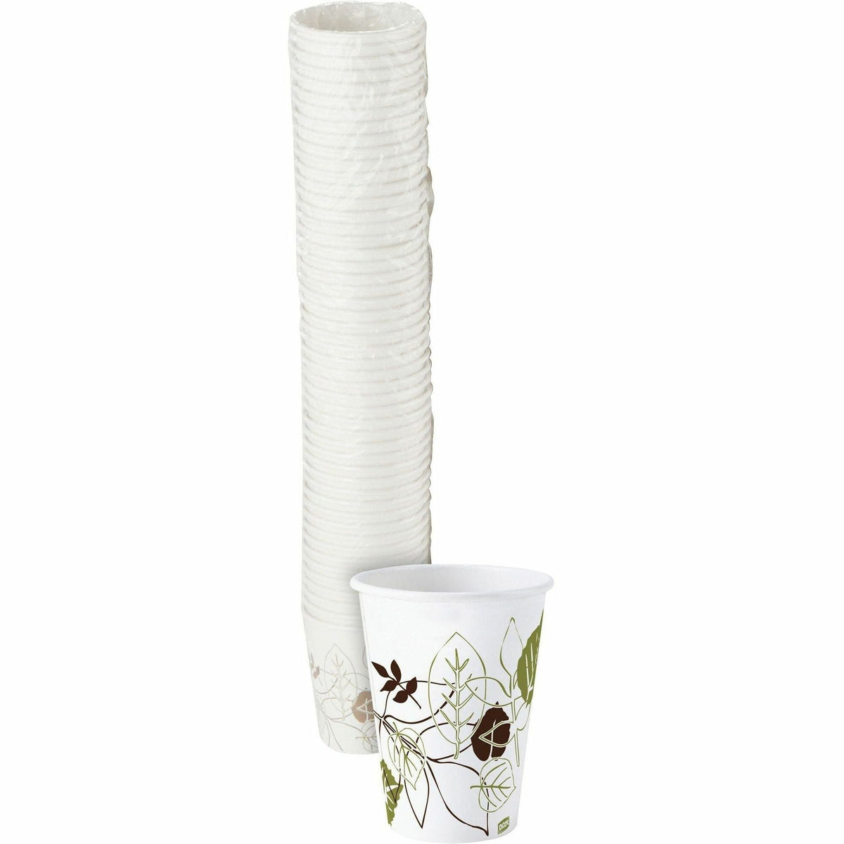 Dixie Pathways 10 oz Paper Hot Cups By GP Pro - fl - White - Drink - 50 / Pack