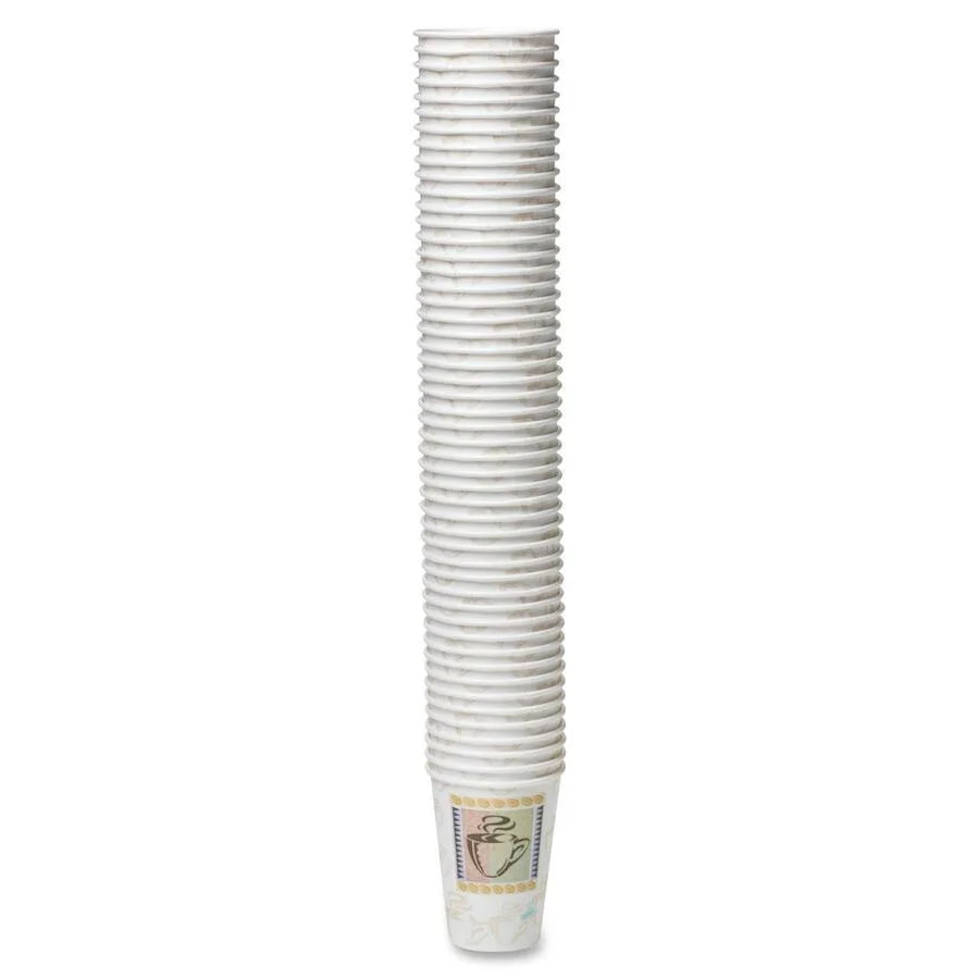 Dixie PerfecTouch 12 oz Coffee Cups - Insulated Paper Hot Drink