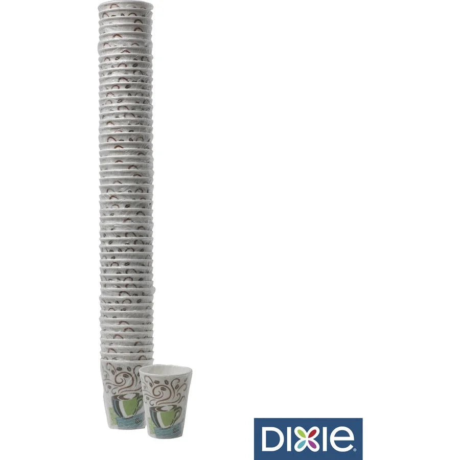 Dixie PerfecTouch 8 oz Insulated Coffee Cups - 1000/Carton