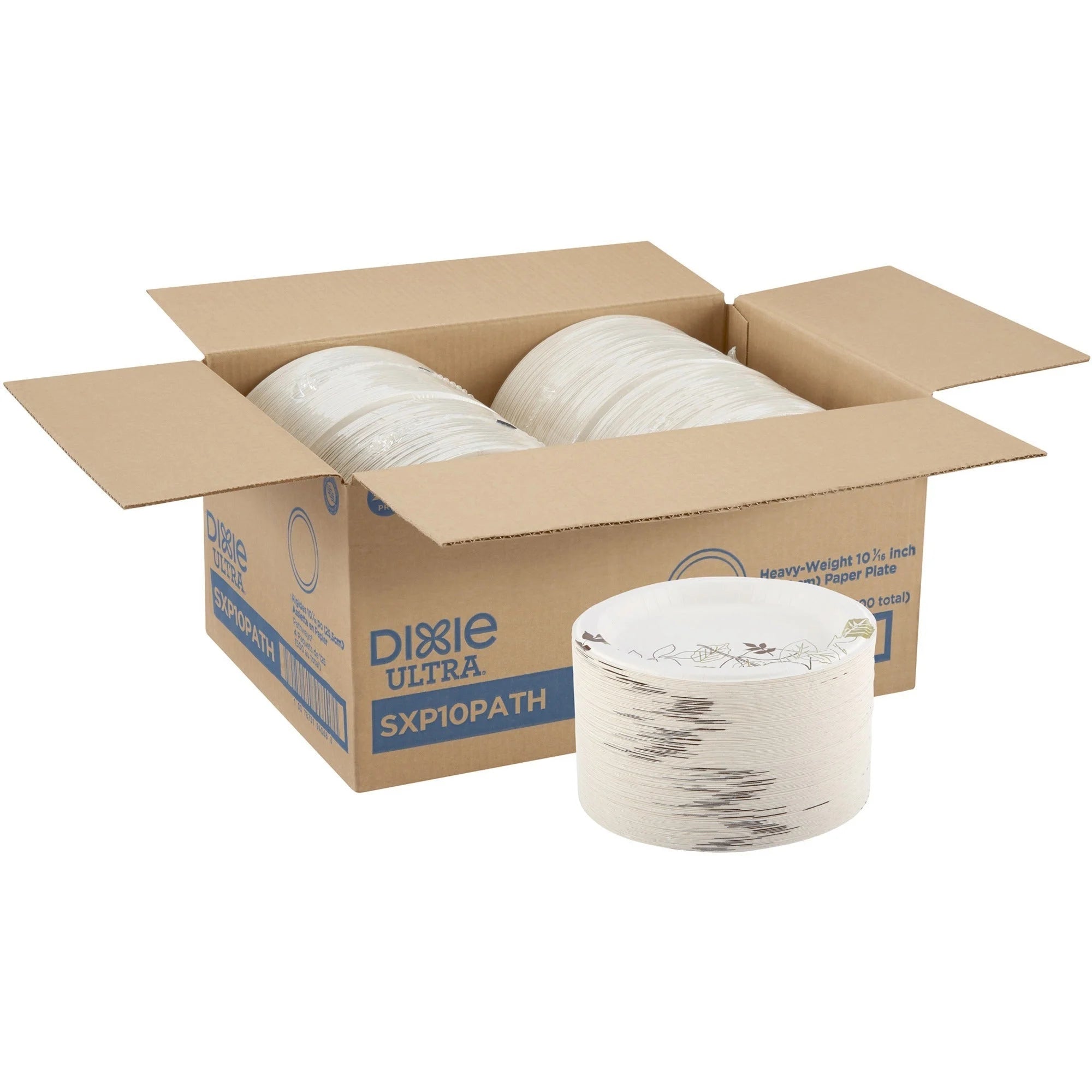Dixie Ultra Pathways Heavyweight Paper Plates - Microwave Safe - 125/Pack