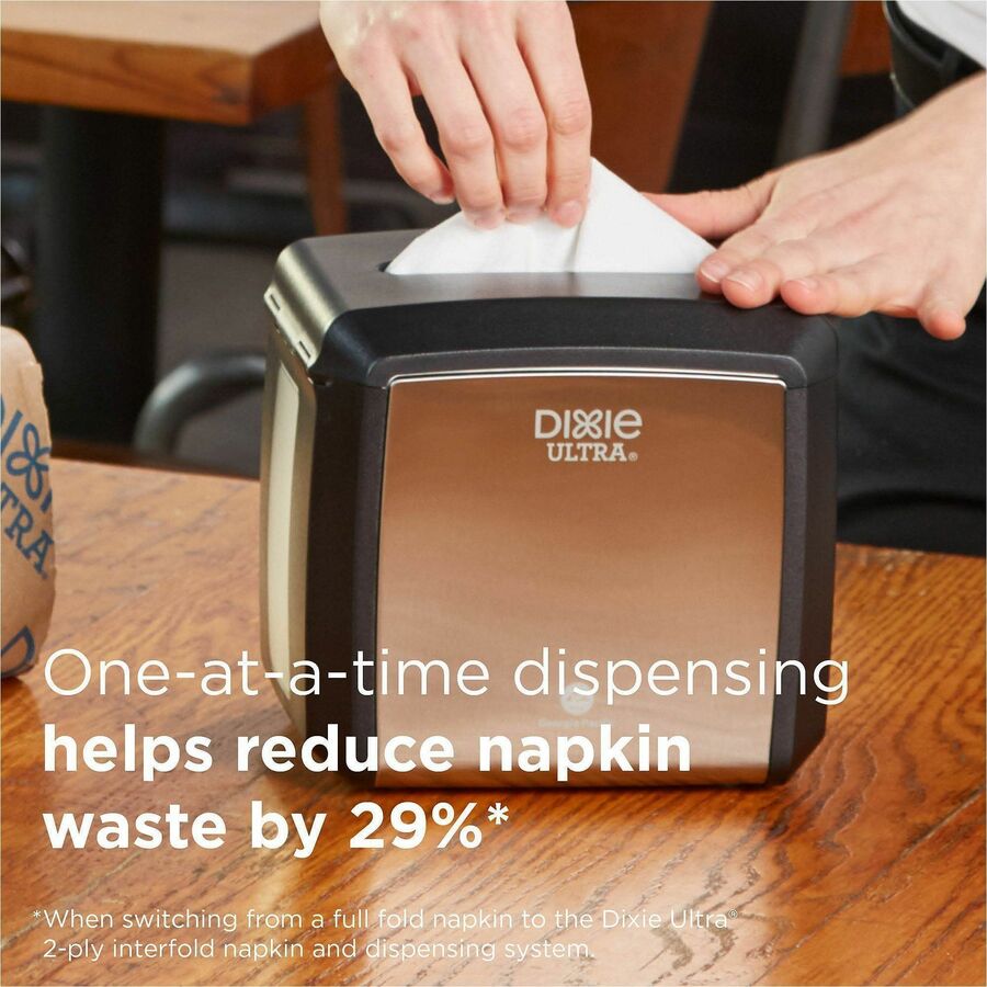 Dixie Ultra® Tabletop Interfold Napkin Dispenser - Interfolded - 275 x - Dispensers