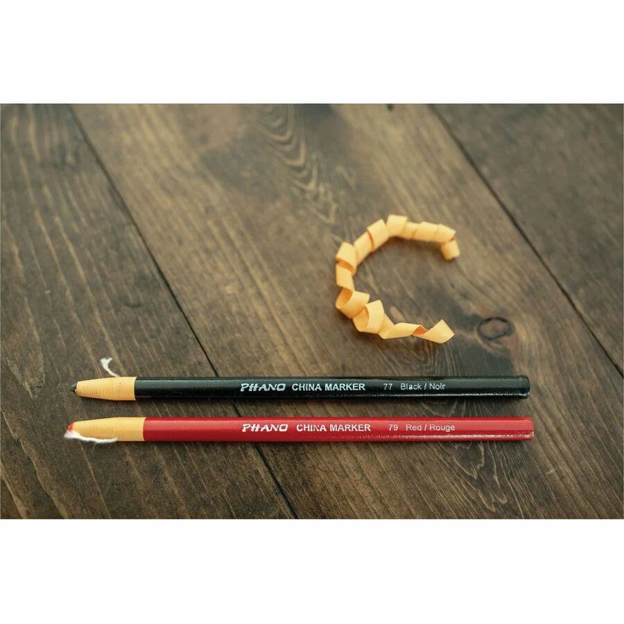 Dixon Industrial Phano China Marker - Black Lead Barrel - Markers