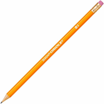 Dixon Oriole HB No. 2 Pencils: Black Lead Yellow Wood Barrel - 144/Box - Pencils
