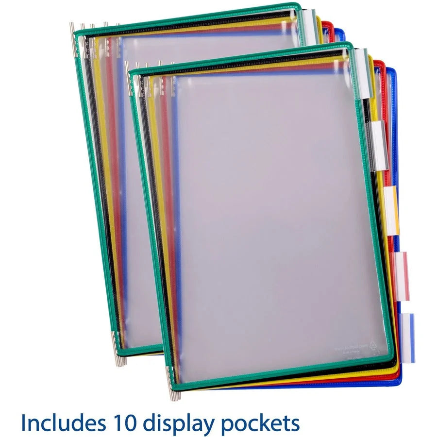 Djois by Tarifold Desktop Reference System - 10 Panels Wire-Reinforced - Catalog Racks/Reference Display
