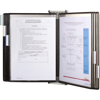 Djois by Tarifold Wall-Mountable Antimicrobial Reference Display: Support Letter 8.50’’ x 11’’ Media - Catalog
