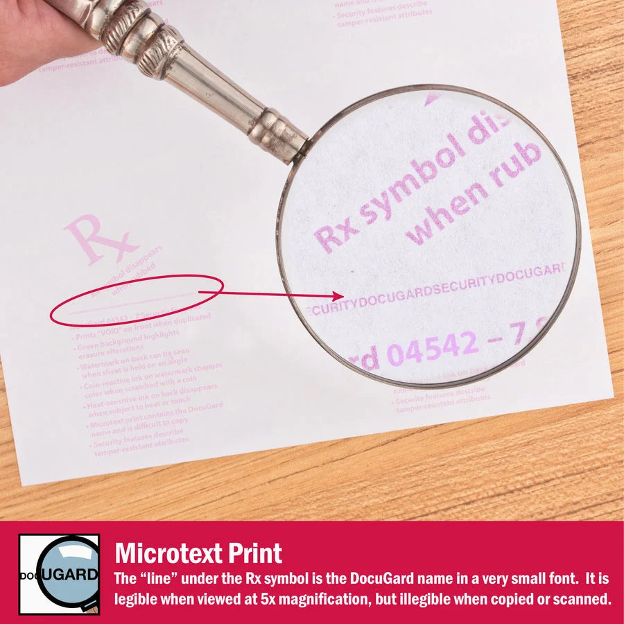 DocuGard Advanced Medical Security Paper: Tamper-Resistant Watermarked - 500 Sheets - Paper