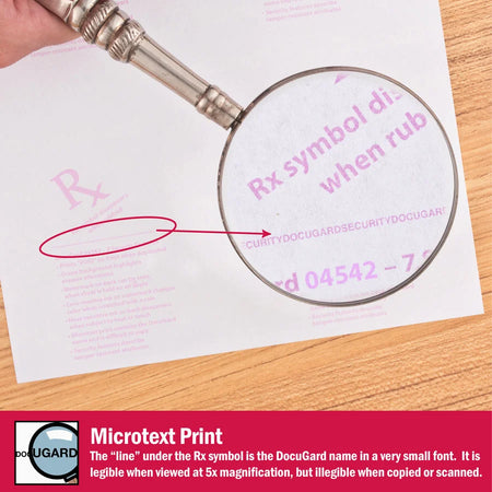 DocuGard Advanced Medical Security Paper: Tamper-Resistant Watermarked - 500 Sheets - Paper