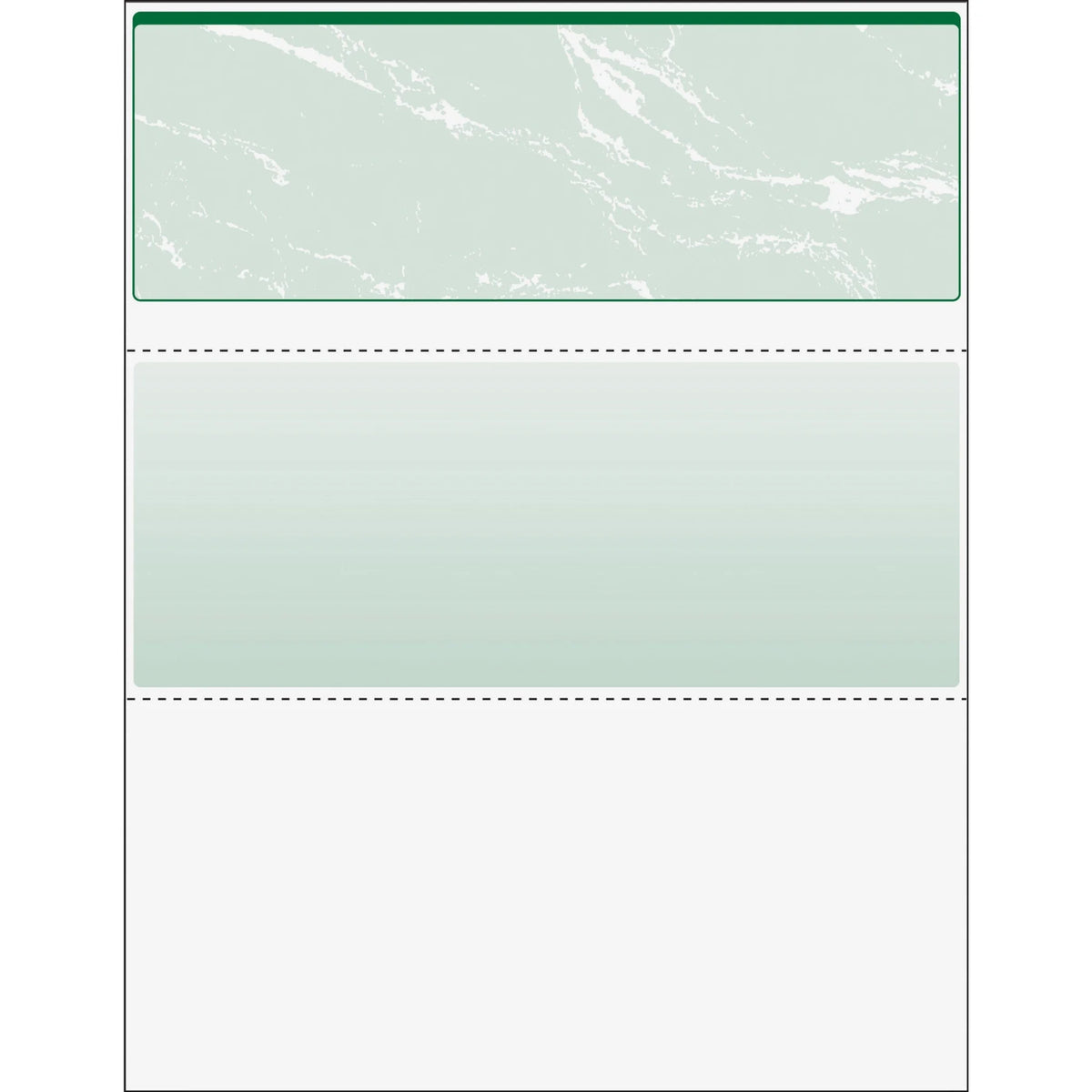 DocuGard Security Business Checks: 24 lb Watermarked Marble Green - Paper