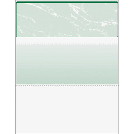 DocuGard Security Business Checks: 24 lb Watermarked Marble Green - Paper