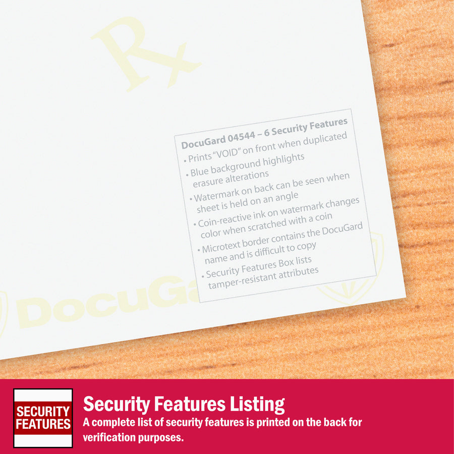 DocuGard Standard 2-part Medical Security Paper - Alternate-Image2