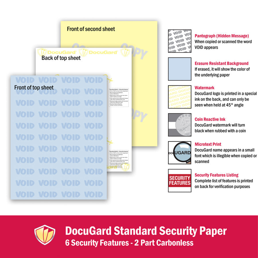 DocuGard Standard 2-part Medical Security Paper - Alternate-Image5