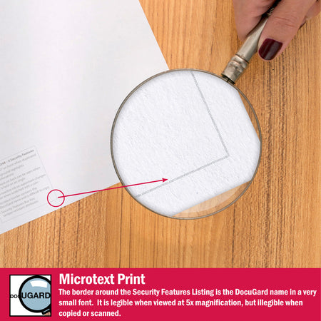 DocuGard Standard 2-part Medical Security Paper - Alternate-Image3