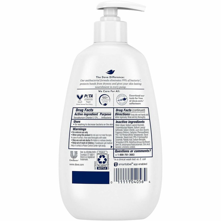 Dove Adv.-Care Antibacterial Hand Wash - Rear