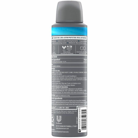 Dove Men's Deodorant Spray - Rear