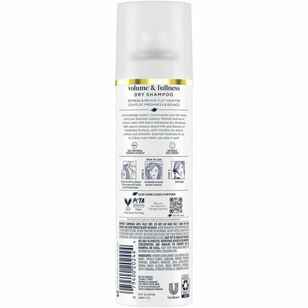 Dove Volume & Fullness Advanced Dry Shampoo - Rear