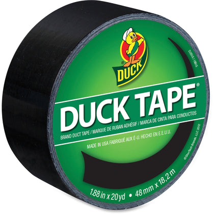 Duck Brand Black Color Duct Tape - 20 yd x 1.88’’ - Repair & Coding