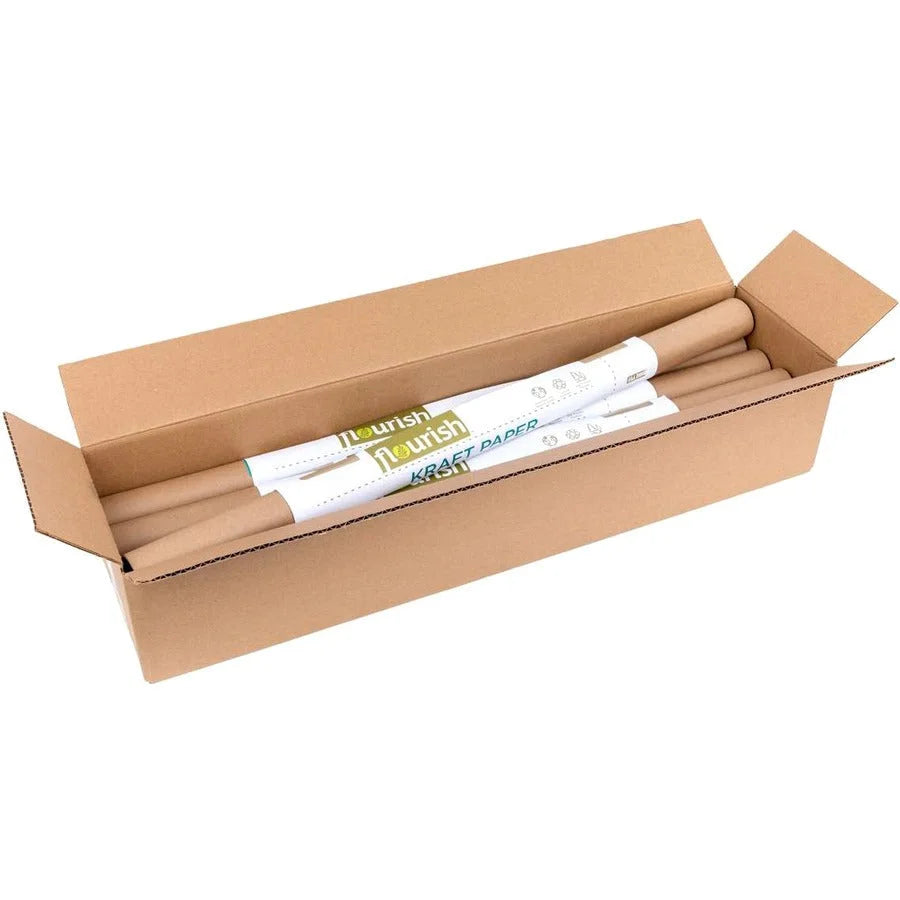 Duck Brand Flourish Recycled Kraft Paper: Scratch-Resistant Durable & Easy to Use - Packing Supplies