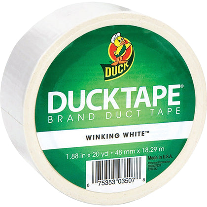 Duck Brand White Color Duct Tape - 20 yd x 1.88’’ - Repair Code Pack Craft