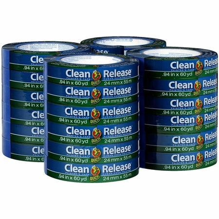 Duck Clean Release Blue Painter’s Tape - 60 yd Length x 0.94’’ Width - 24 Pack - Masking